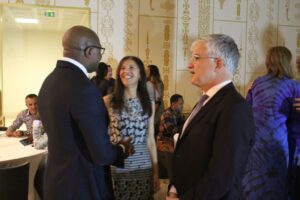 Avec l'Ambassadeur de France au Tchad,S.E Lacoste et sa femme